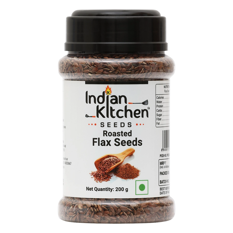 Indian Kitchen Roasted Flax Seeds 175g Indian Kitchen Roasted Flax Seeds 200g - Indian Kitchen